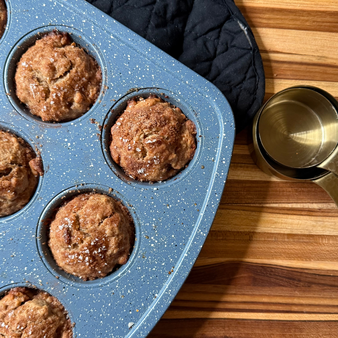 healthy banana muffins