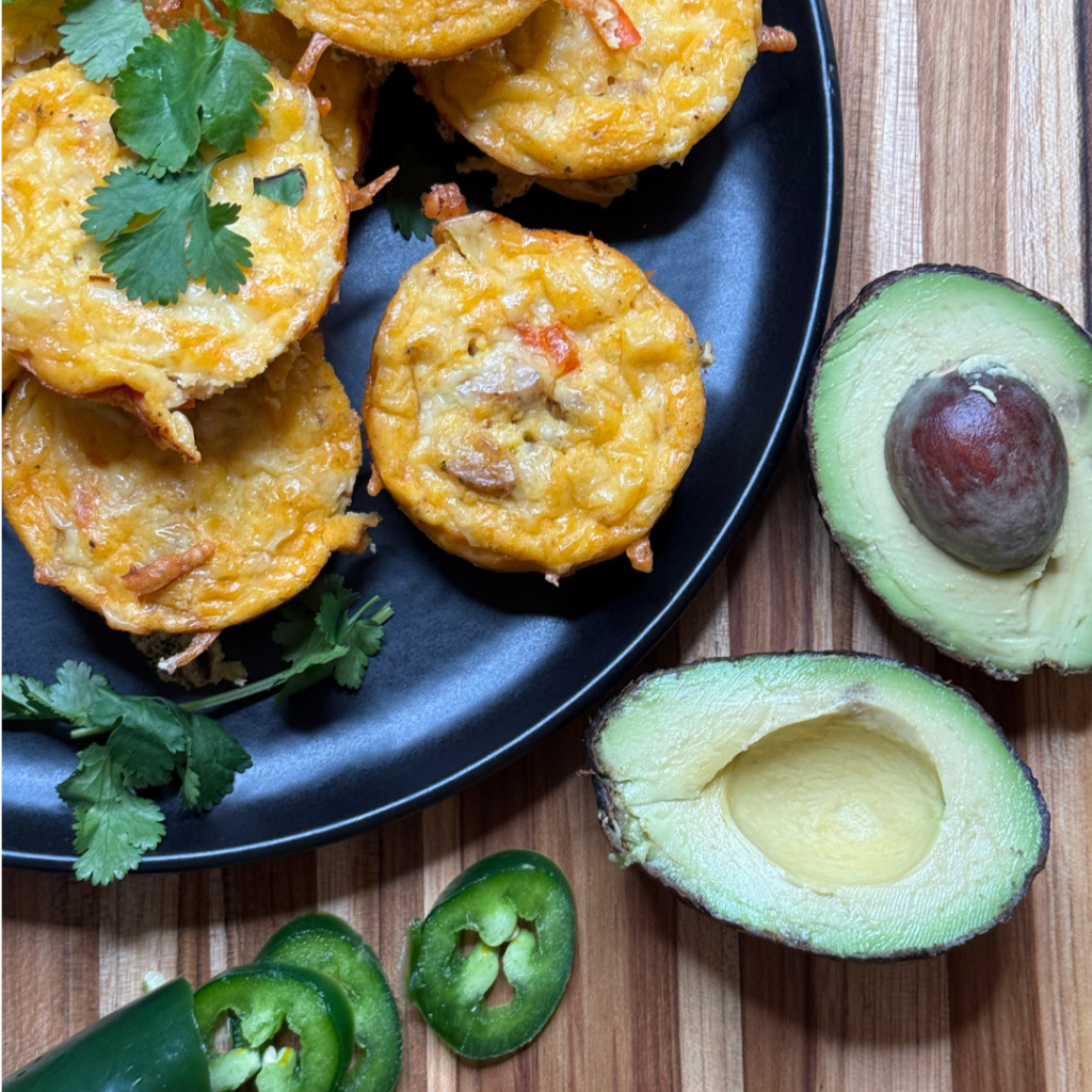 Spicy Cheesy Egg Bites